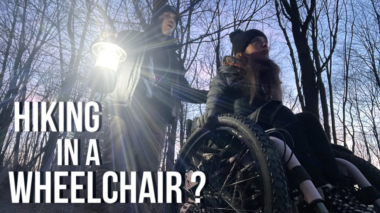 Day in a life | Interabled Couple Uses Hiking Wheelchair on a Forest Hike
