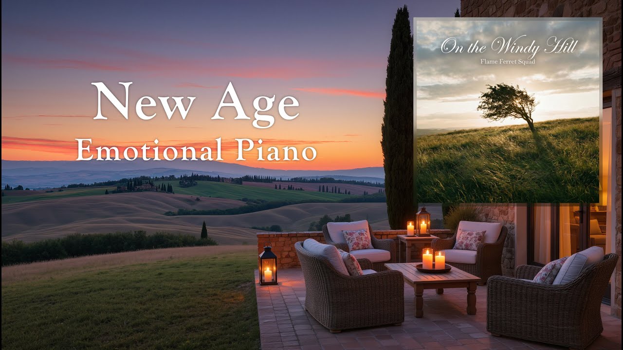 음악 카페🎹머리가 맑아지는 아침, 커피 한 잔과 함께 듣는 피아노 뉴에이지 🎶New Age 🎶Piano 🎶Instrumental 🎶Music🎶[ On the Windy Hill ]