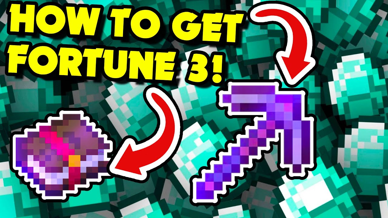 How to Get a FORTUNE 3 ENCHANTMENT in Minecraft Java? Enchanting Table & Villagers [Very Easy]
