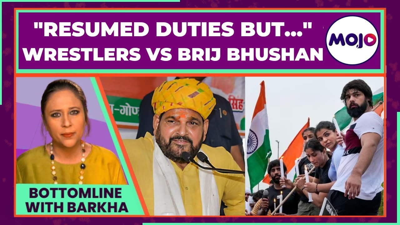 Barkha Dutt LIVE | Wrestlers Slam Reports Of Withdrawing From Stir | SIT Quizzes Brij Bhushan's Kin