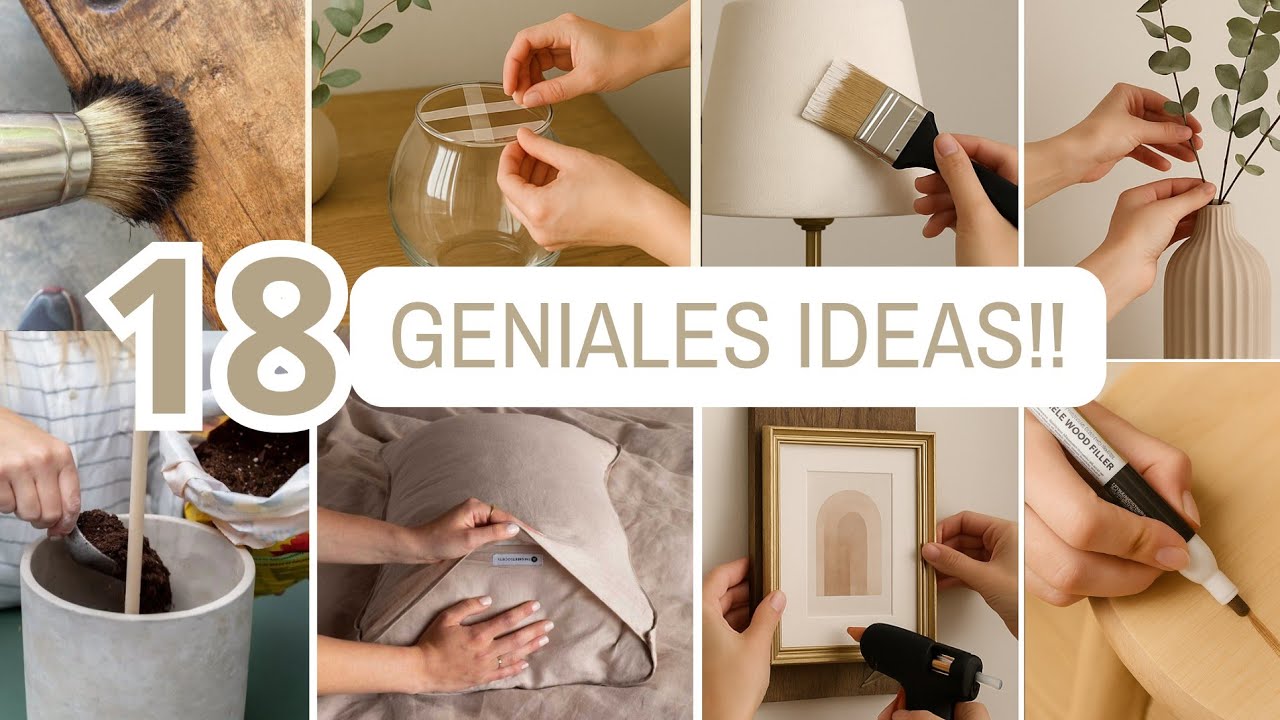 😱¡WOW son TAN FÁCILES que NO LO CREERÁS!! 18 TRUCOS DE decoración que SOLUCIONAN TODO 💸 ECONÓMICO