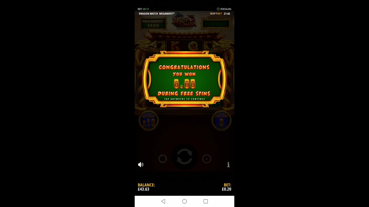 MEGA WIN?? Dragon Match Megaways online slots game on MrQ.com