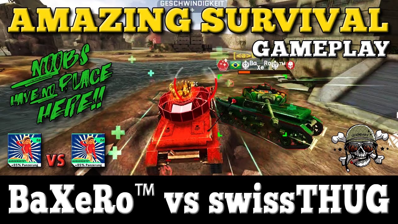 ***SURVIVAL-FIGHT*** vs BaXeRo&trade; [85%vs85%] hard Battle @ Massive Warfare Aftermath