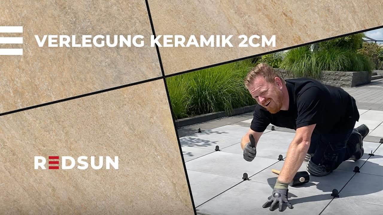Verlegung von Keramik 2CM - bei REDSUN
