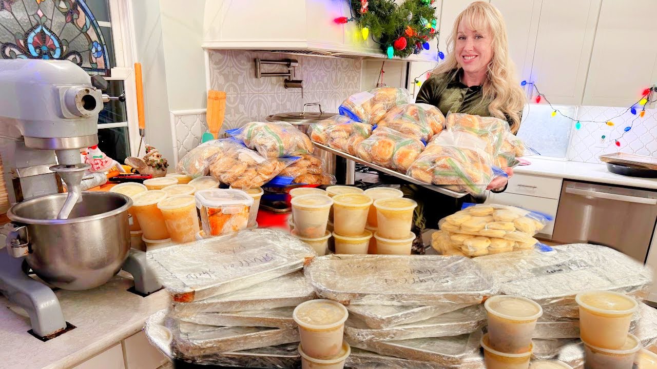 50 MASSIVE Freezer Meals from My Pantry | Filling My Freezer for My Family of 10