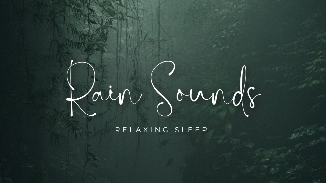 Rain & Birds Sounds for Deep Sleep | Relaxing Night Ambience