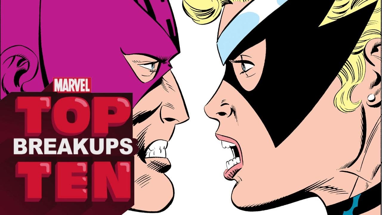 Top 10 Breakups -- Marvel Top 10s