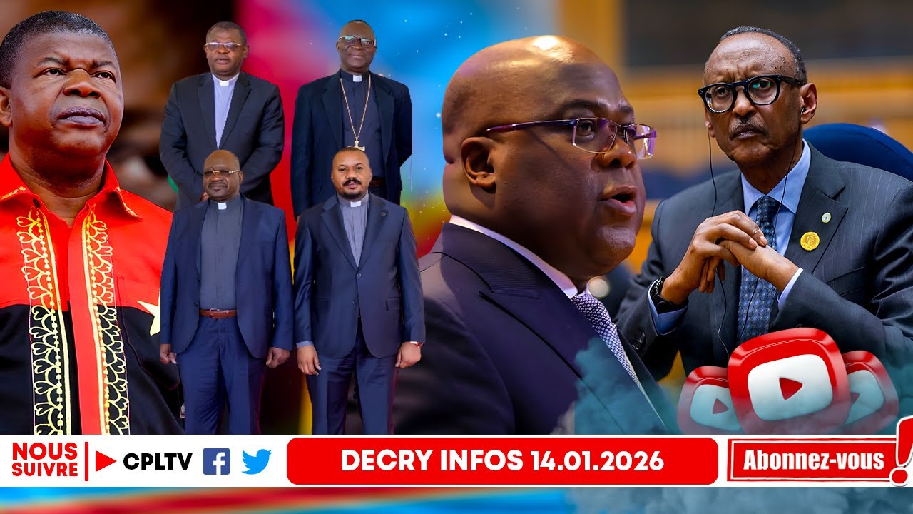DECRY INFO14.1.26,UNE PLAINTE AUX USA CONTRE FATSHI E SA FAMILLE.ECC-CENCO A LUANDA, FATSHI A KIGALI
