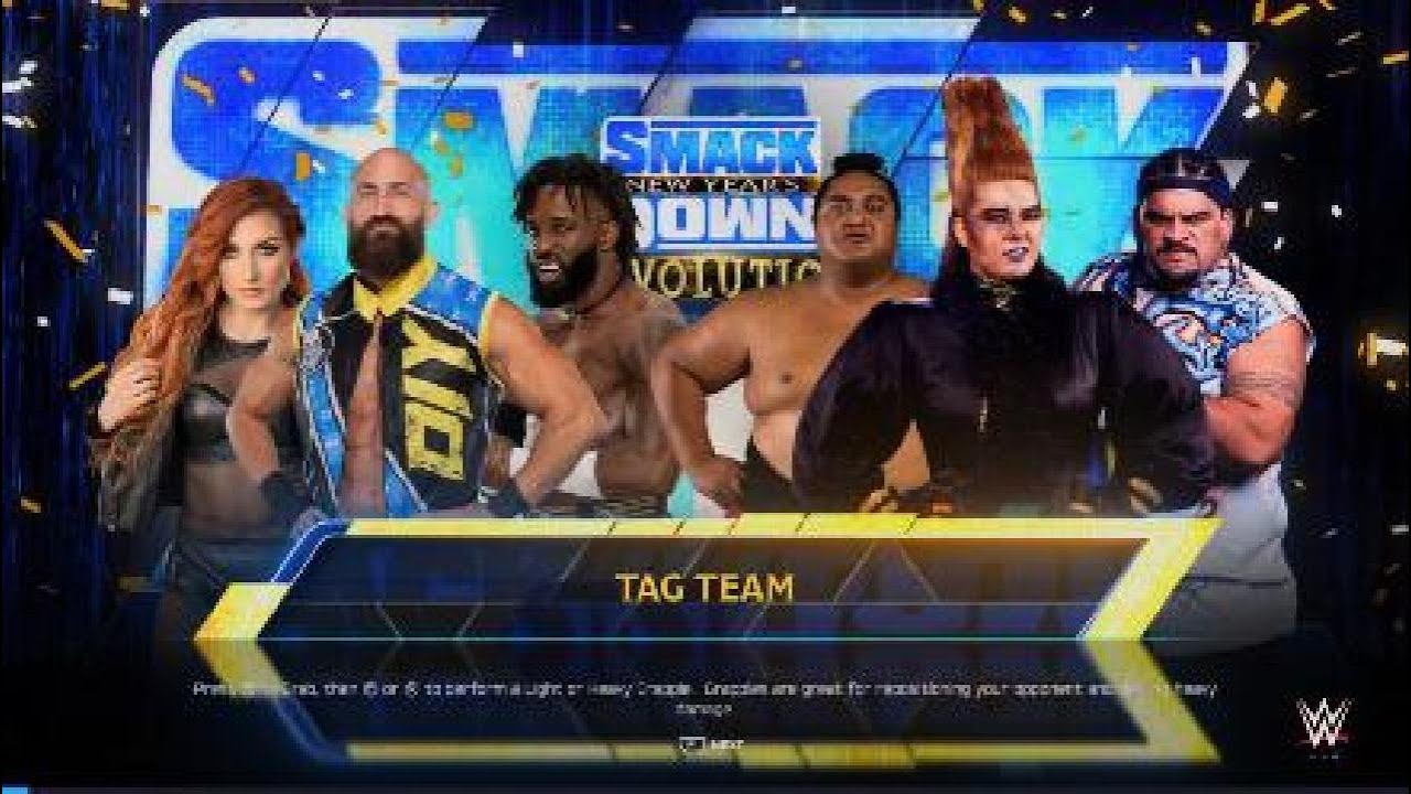 Team backy linch vs team yokozuna .. wwe2k25 