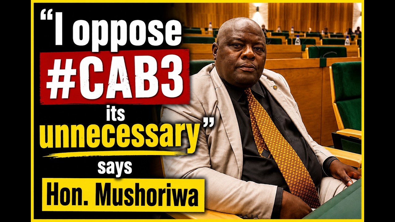 Hon. Mushoriwa opposes #CAB3 during Parliamentary debate