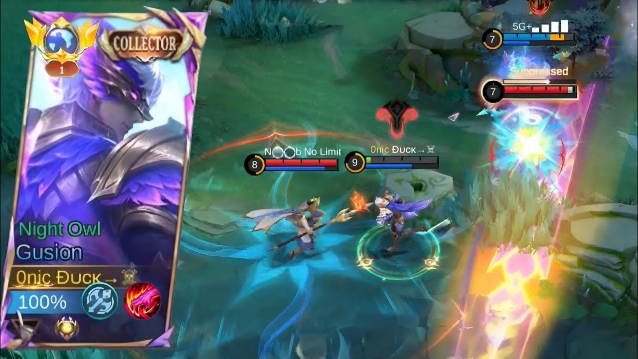 Night Owl Gusion Solo Gameplay 🔥 Skillnya Gila! | MLBB