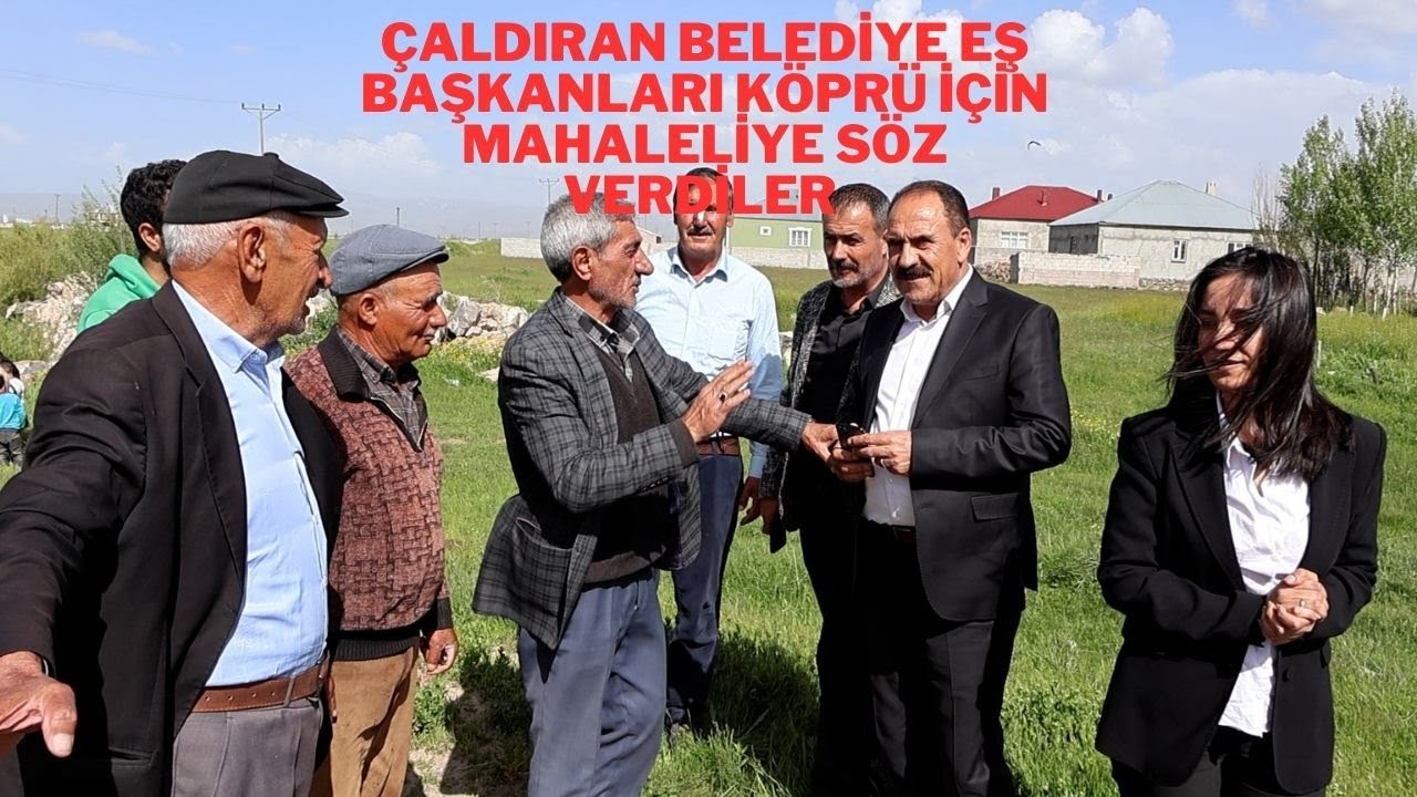 ÇALDIRAN RECEP TAYYİP ERDOĞAN MAHALESİN'DE KÖPRÜ SORUNU