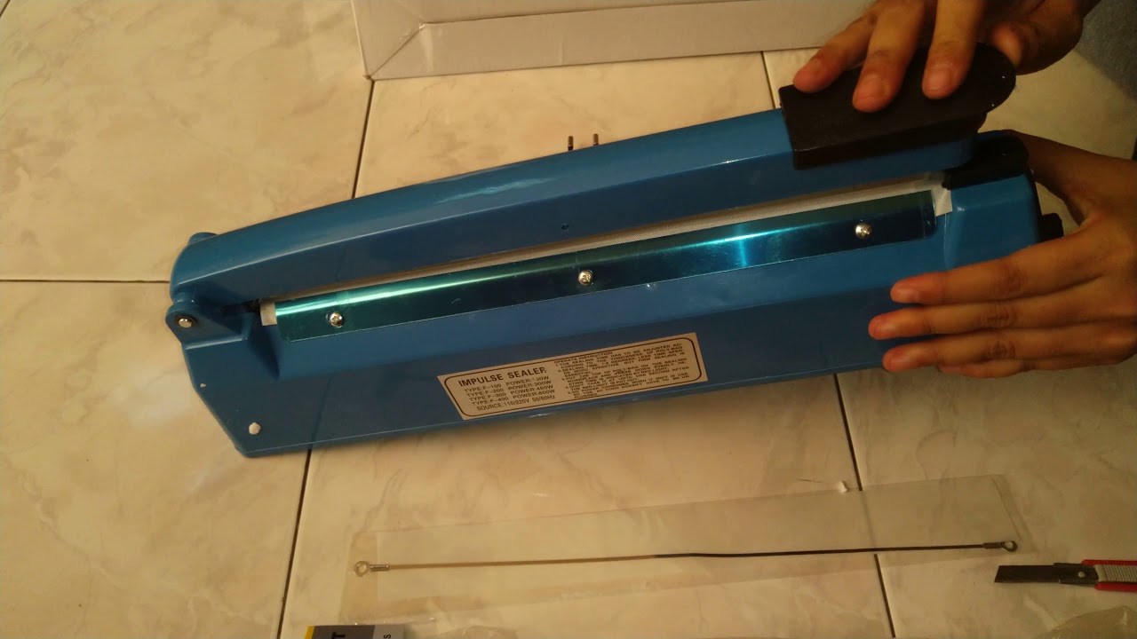 Unboxing Impulse Sealer for PP/PE Bags FPS-300 & LED Lamp