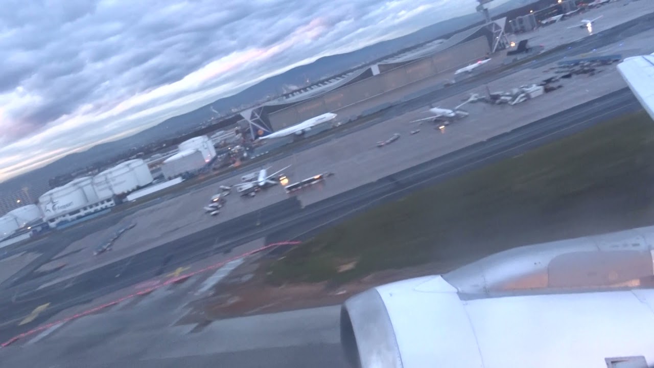 Lufthansa Airbus A319 (D-AILH) Full Taxi and Take-off from Frankfurt-am-Main
