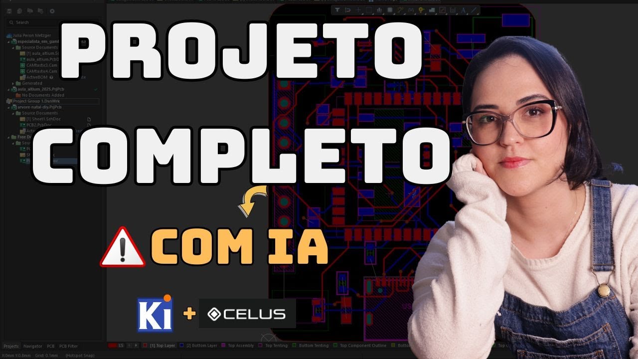 Projetando Circuitos com a Ajuda da Inteligência Artificial - O resultado me surpreendeu! 🤯⚡