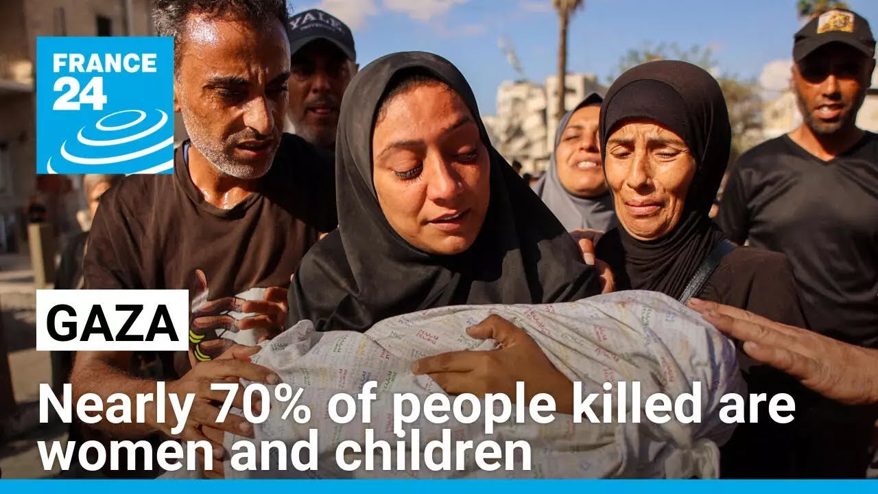 Nearly 70 percent of people killed in Gaza women and children, UN finds &bull; FRANCE 24 English