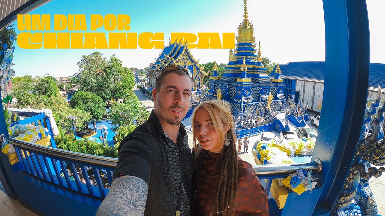 Um dia em Chiang Rai 🇹🇭 | Templo Azul, Museu Preto, Lalita Café e parque da Singha