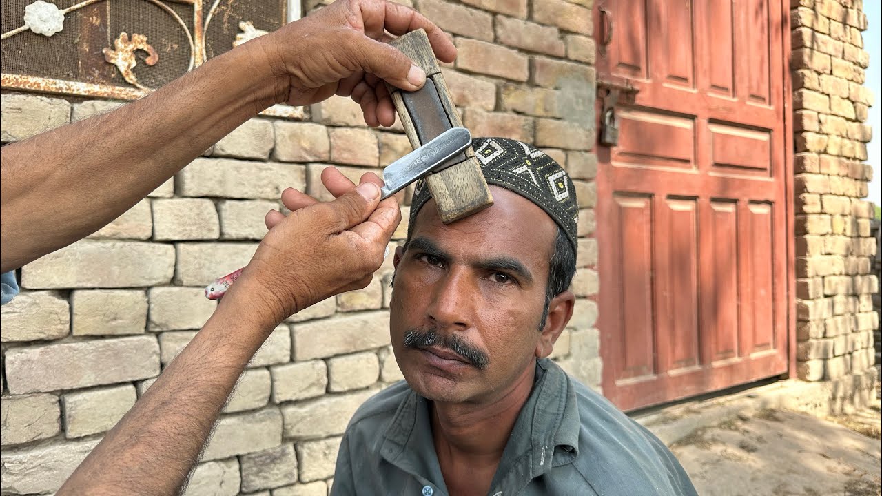 ASMR Fast Shaving With Barber Old [SHAMS ASMR]