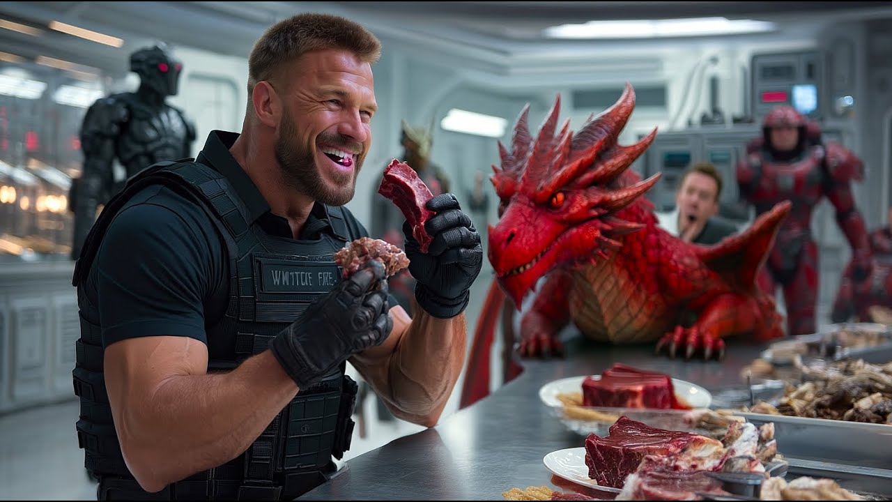 When the Predator Dragon Smelled Blood, the Human Simply Said, “Relax—it’s only my lunch.” | HFY |