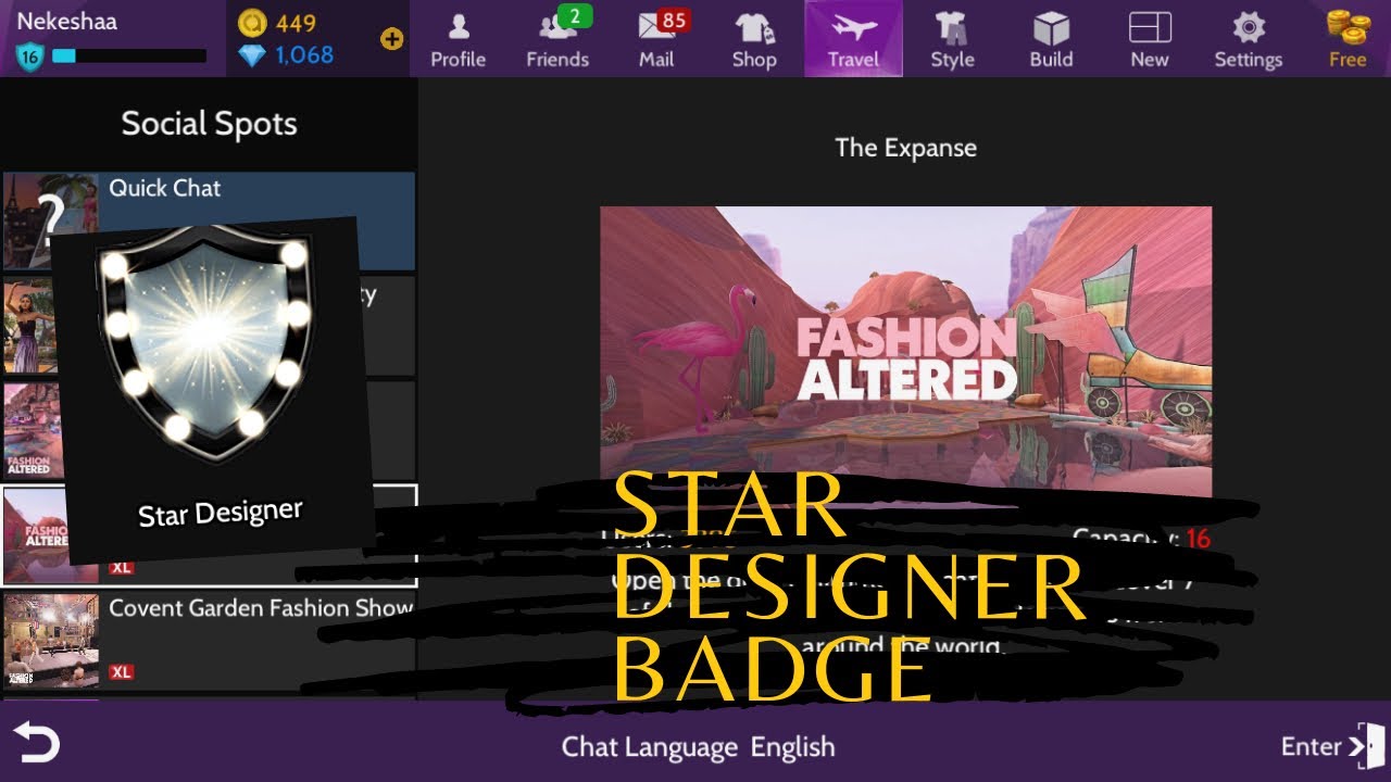 Avakin Life | How To Get The Star Designer Badge!!⭐️
