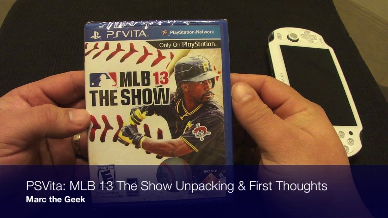 PSVita: MLB 13 The Show Unpacking & First Thoughts