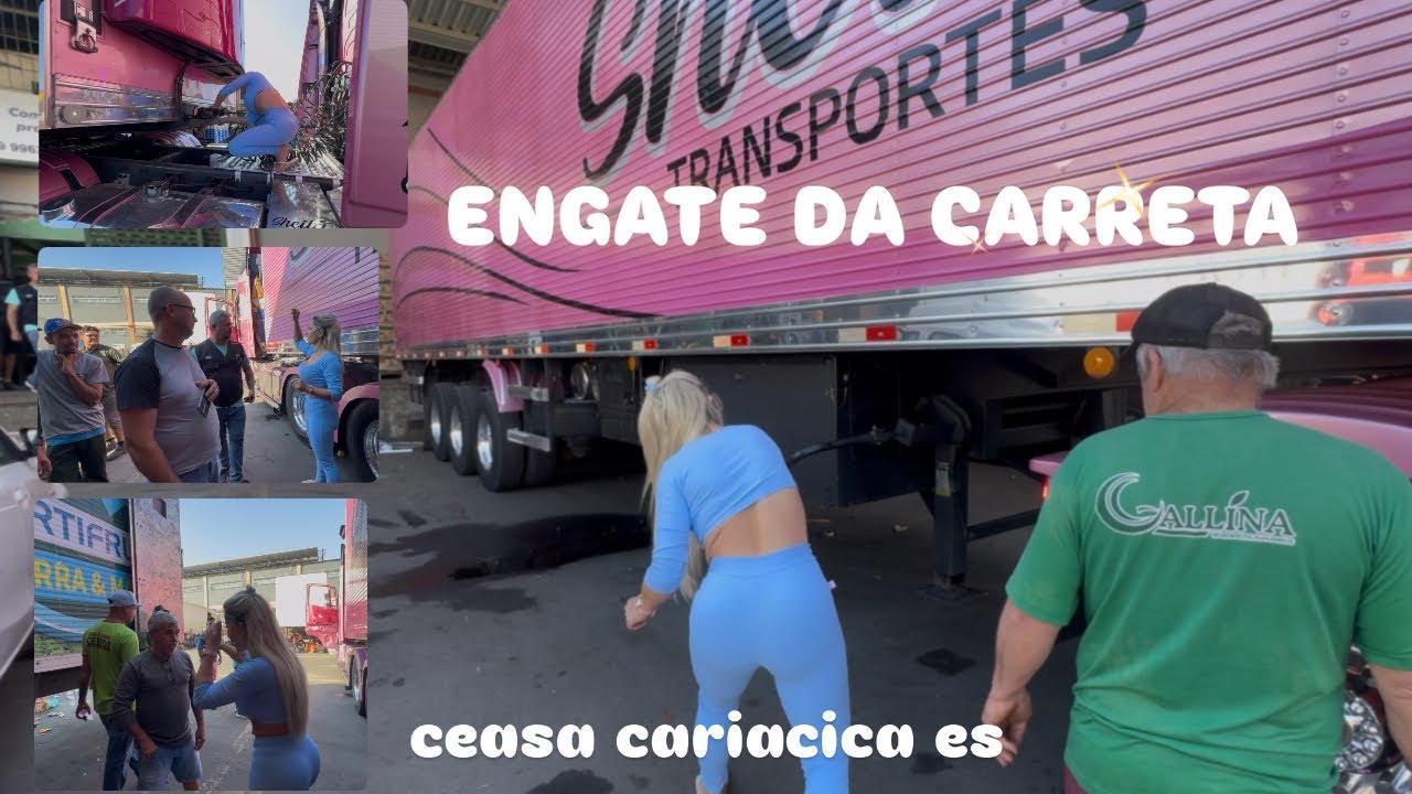 DEMOROU + DESCARREGOU NO CEASA DO ESPIRITO STO BORA ENGATA A CARRETA