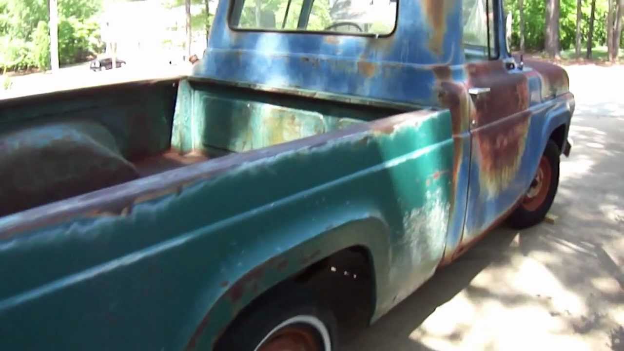 1959 Ford F100 Pickup Truck Rare Hood
