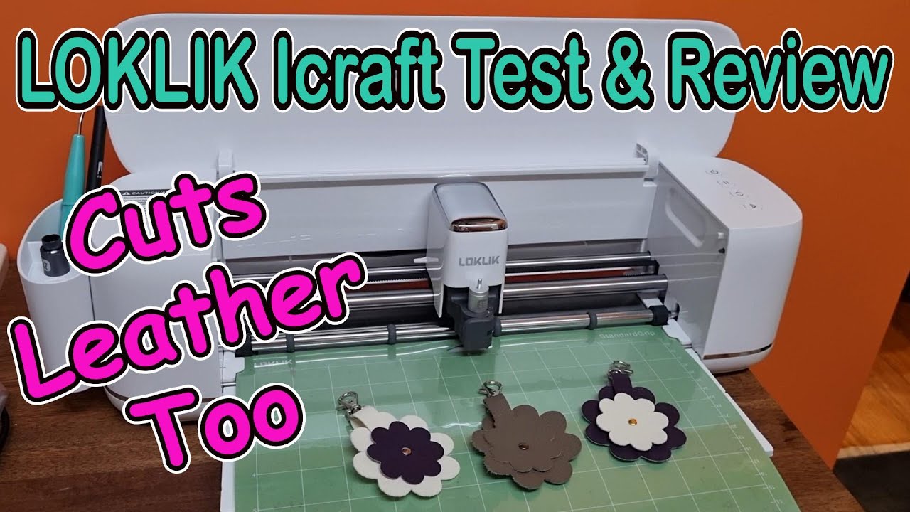 Loklik Icraft craft cutting machine. Cuts Leather, Vinyl & fabric. Test & Review, Mistakes & all