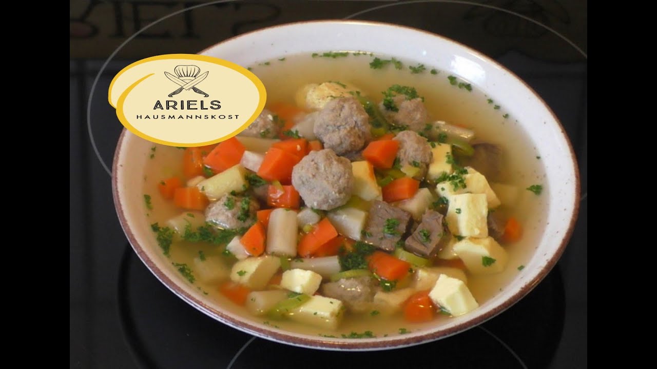 Die Hochzeitssuppe war früher auf keiner Hochzeit wegzudenken leider in Vergessenheit geraten,