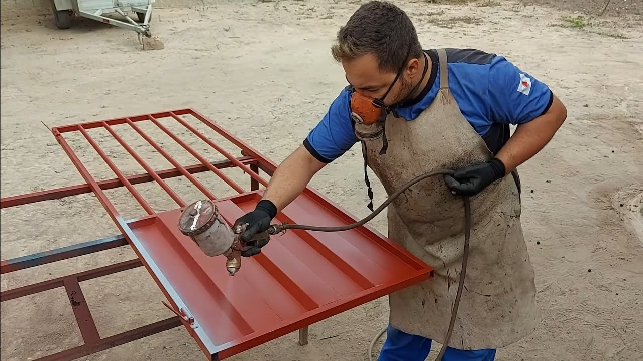 COMO FAZER UM PORTÃO - SEQUÊNCIA DE FABRICAÇÃO - PARTE FINAL