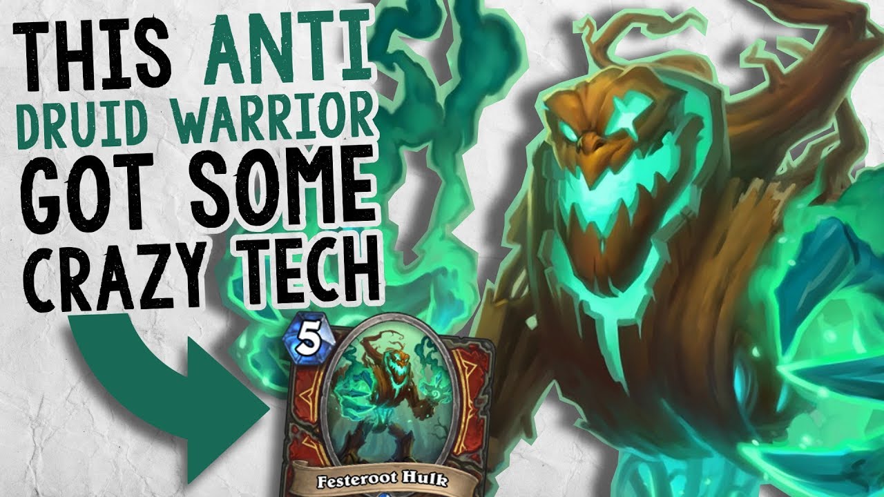 THIS ANTI DRUID WARRIOR GOT SOME CRAZY TECH! | Constructed | The Boomsday Project | Hearthstone