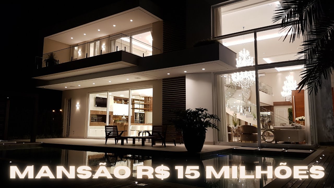 Home Luxury in BRAZIL - 15 MILHÕES DECORADA CAPÃO DA CANOA NO COND. VELAS  TOUR COMPLETO A NOITE