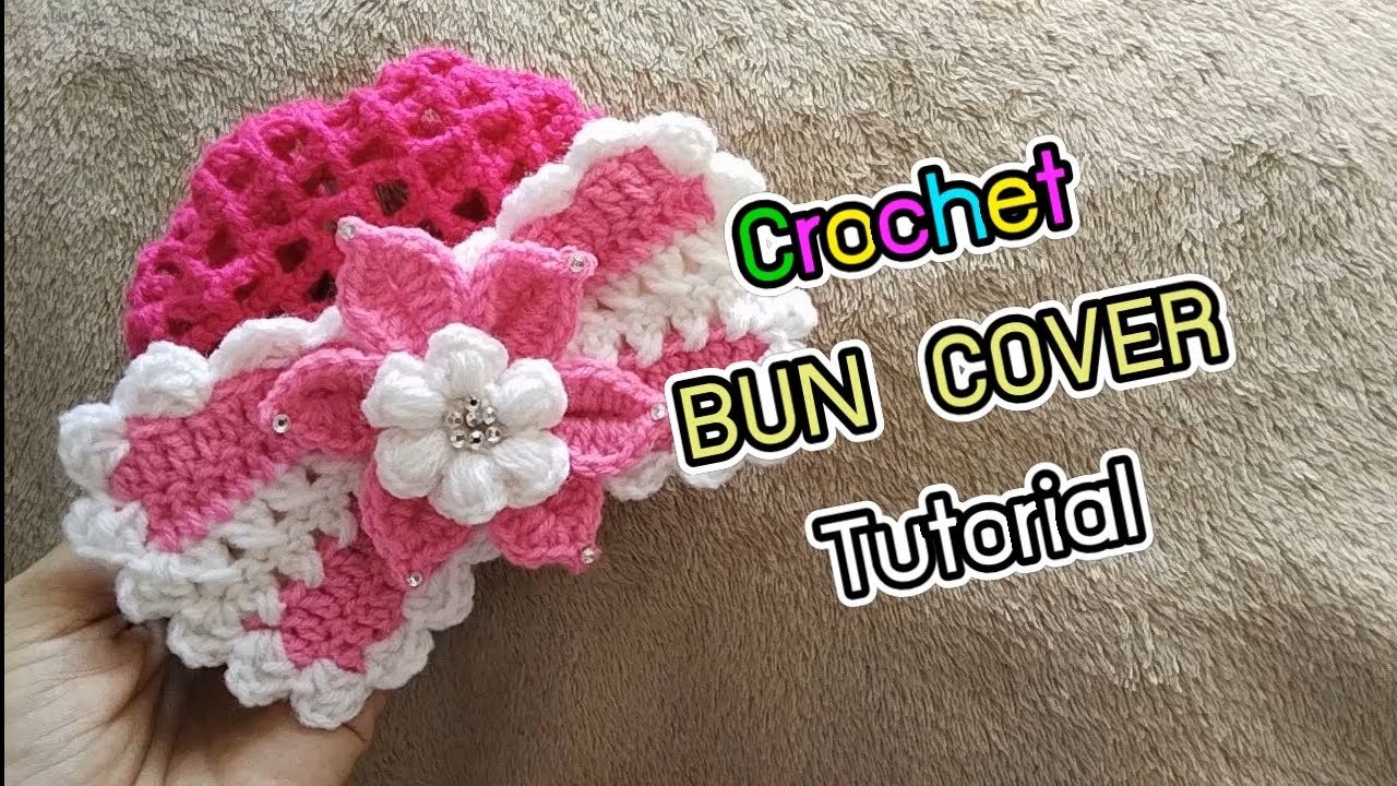 Crochet BUN COVER Tutorial