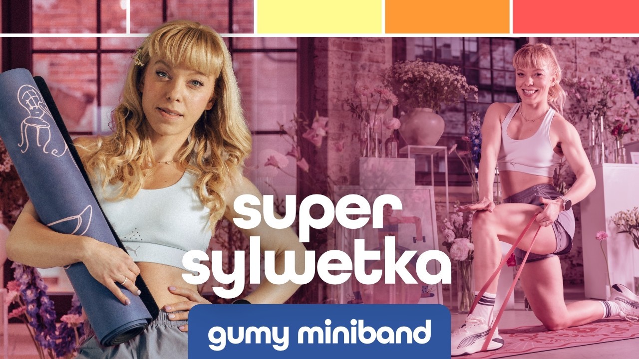 TRENING Z GUMAMI MINIBAND | FULL BODY | modelowanie i wzmacnianie | WYZWANIE FIT WIOSNA! 🌸