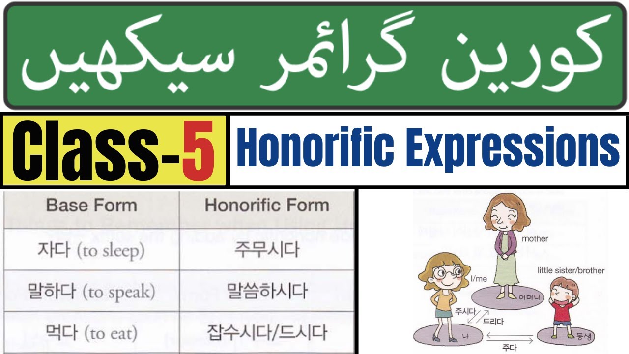 Korean Grammar Class 5 | Learn Korean Language in Urdu & Hindi | EPS TOPIK