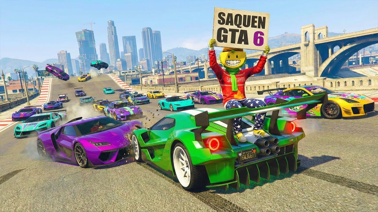 CARRERA ÉPICA con el COCHE MAS RÁPIDO de GTA 5 Online! *VELOCIDAD INFINITA*