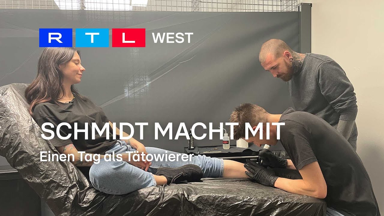 Schmidt macht mit: Einen Tag als Tätowierer | RTL WEST