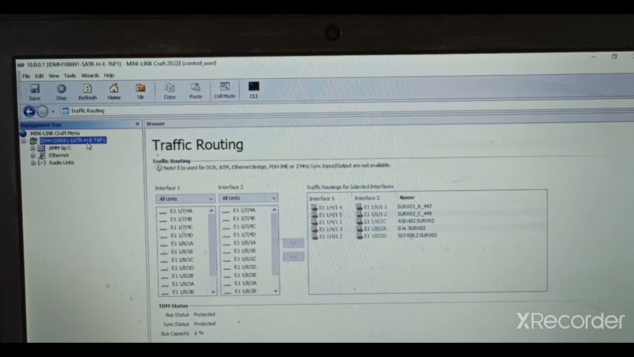 Ericsson TN Save Configuration Report file backup