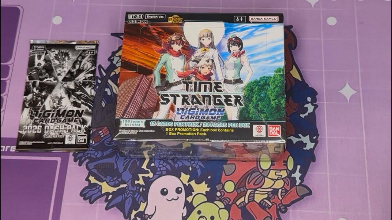 BT24 Time Stranger Opening - Digimon Card Game TCG