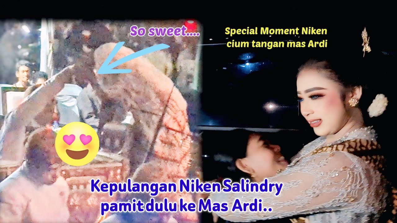 KEPULANGAN NIKEN SALINDRY PAMIT DULU KE MAS ARDI SO SWEET BANGET