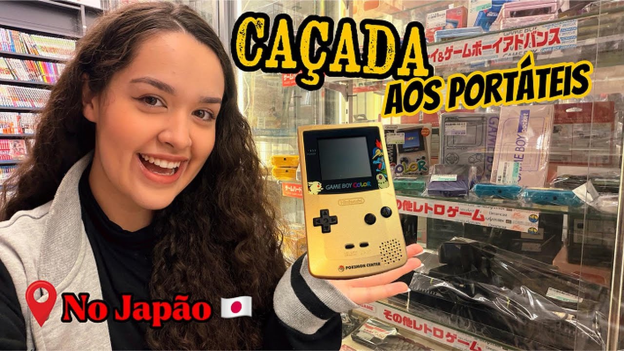 🎮 Caçada Gamer no Japão – Portáteis e Retrogames! 🇯🇵🔥