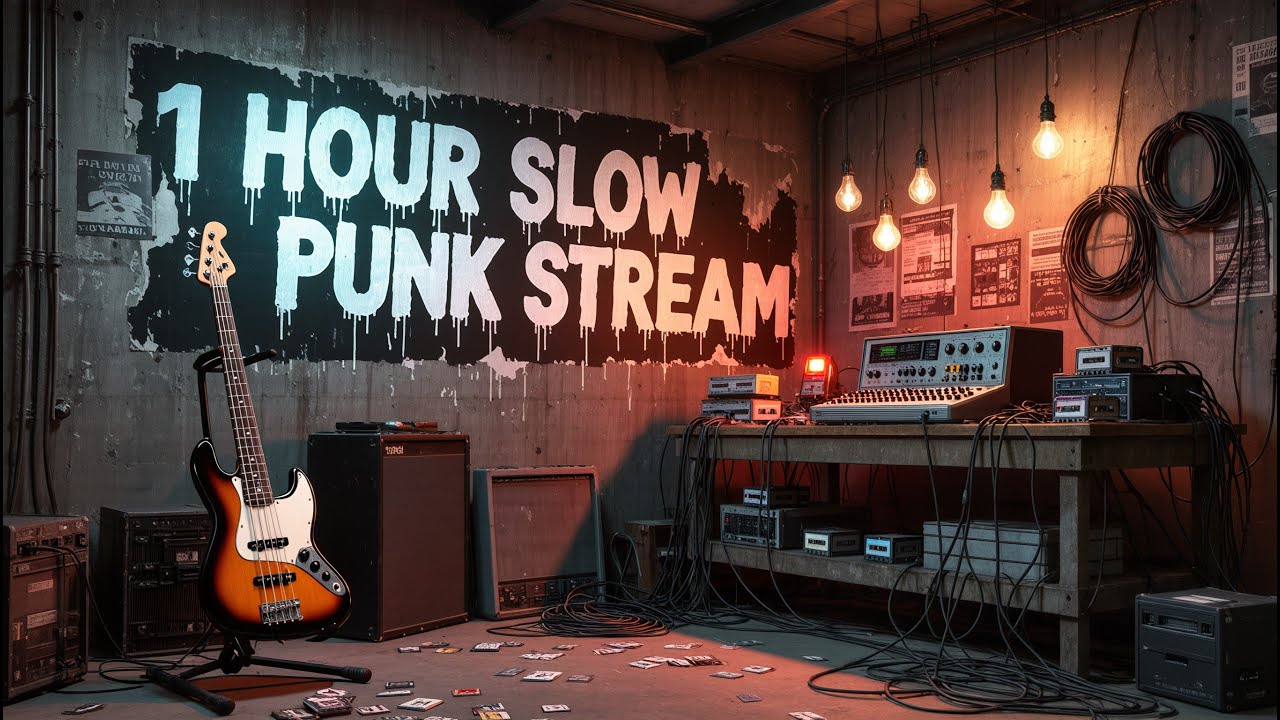 Chill Music Rock Stream – 1 Hour of Slow Punk Instrumental Background | No Copyright music | Free