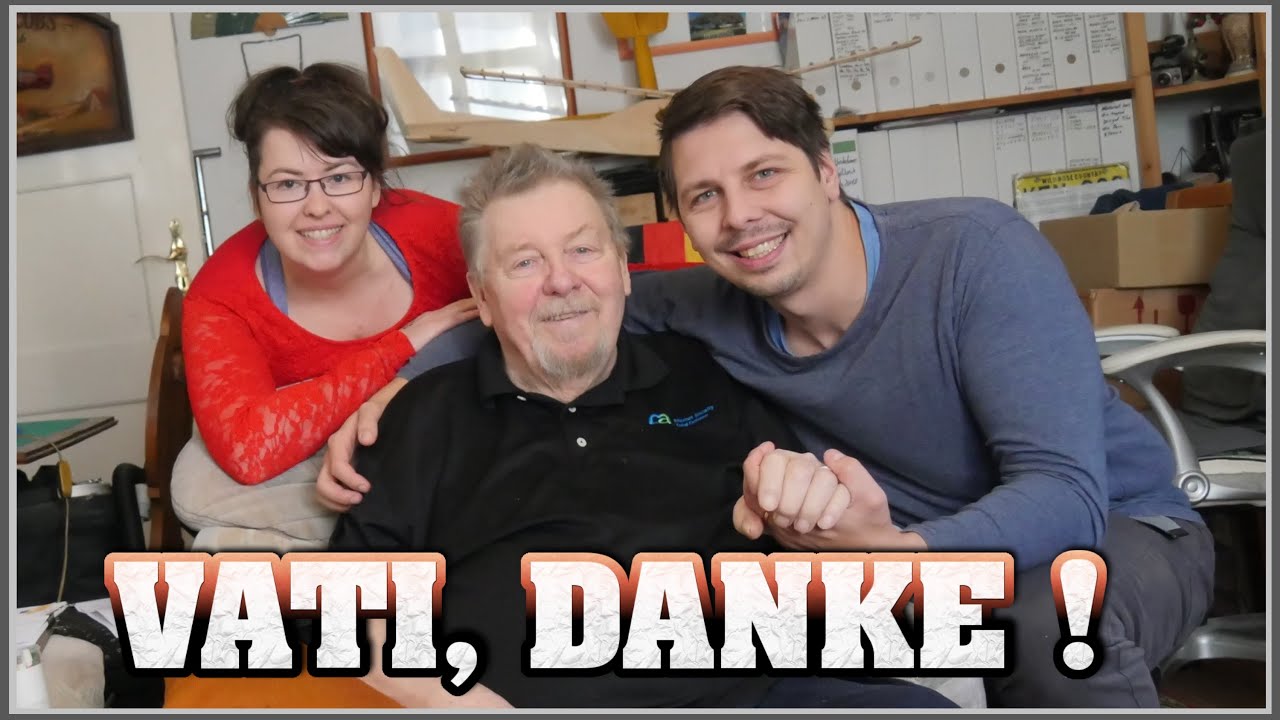 Vati, danke für alles, wir haben dich lieb, Lebwohl.