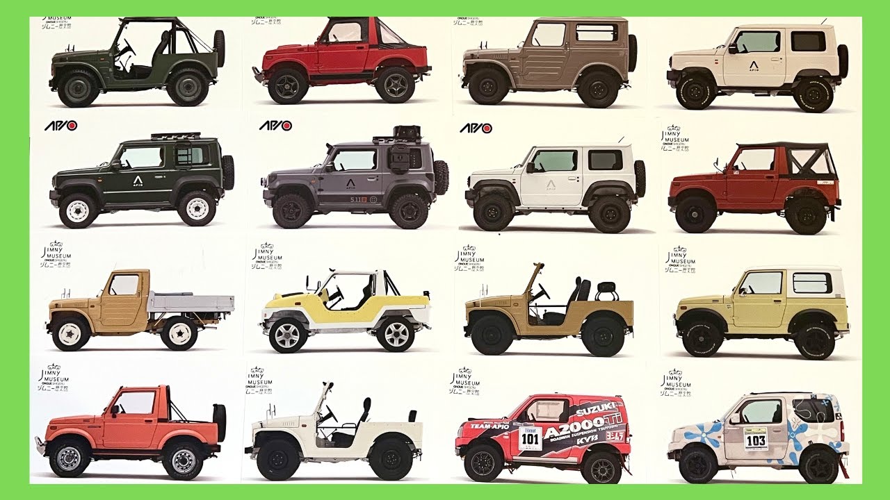 SUZUKI JIMNY MUSEUM - One Mans Personal Jimny Collection ,Kanagawa, JAPAN - Shigeru Onoue - APIO HQ