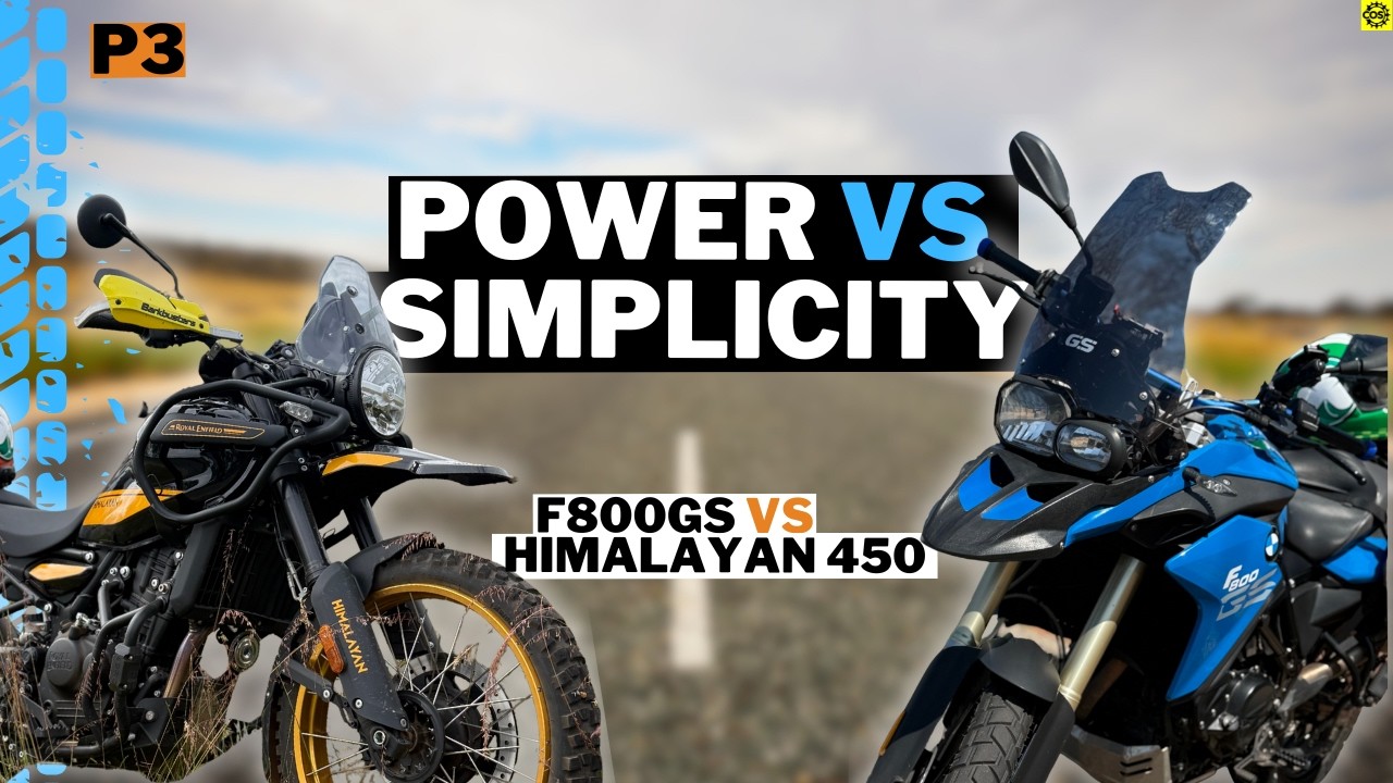 Больше — значит лучше на дороге? (F800GS против Himalayan 450)