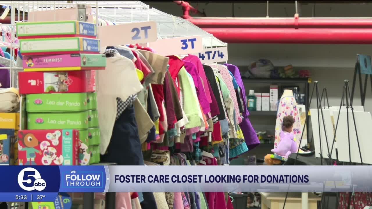'These kids need you': Foster care closet bridging the gap in Cleveland