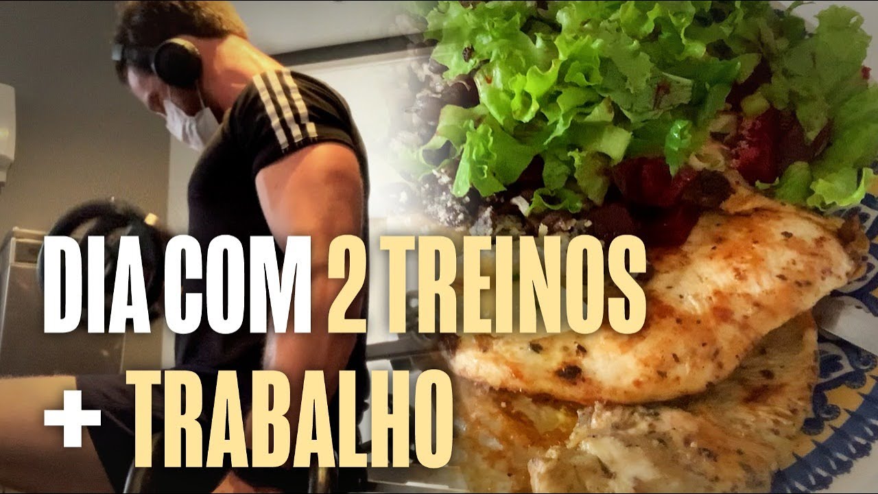 UM DIA DE CORRIDA + MUSCULAÇÃO; Dieta. Foco. Trabalho.