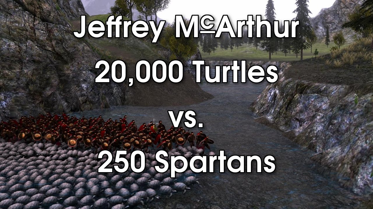 20000 Turtles vs 250 Spartans