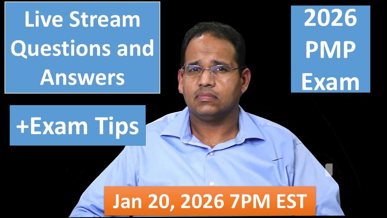 PMP 2026 Live Questions and Answers January 20, 2026 7PM EST