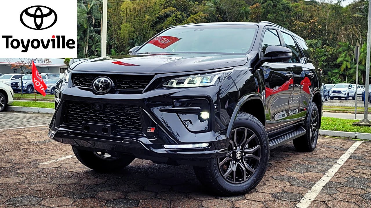 TOYOTA SW4 GR SPORT 2024 TURBO DIESEL 4X4 0KM 7 LUGARES DETALHES DO INTERIOR E EXTERIOR